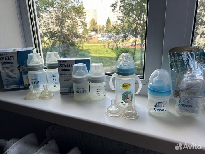 Бутылочки для кормления avent