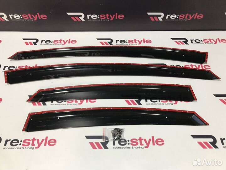 Ветровики Honda Fit 07-13г Kanglong