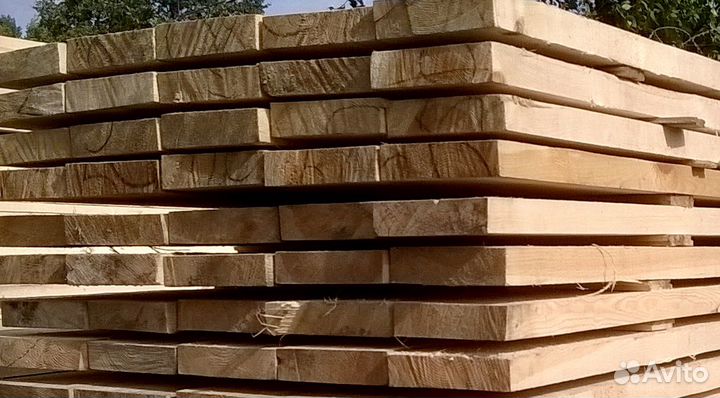 Доска обрезная естественной влажности