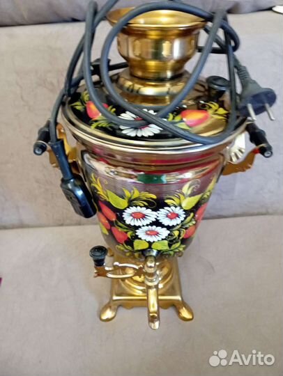 Самовар электрический расписной СССР