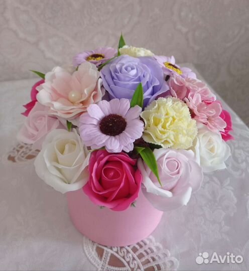 Букет цветов из мыла