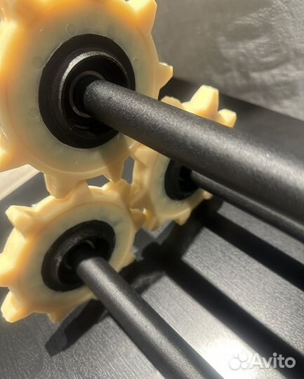 Вал ведомый мотобуксировщика со звездами 510