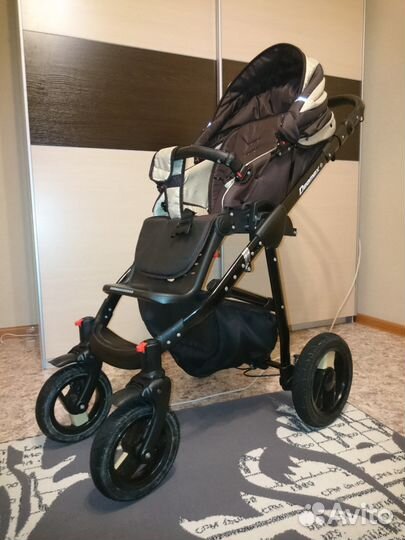 Коляска 2 в 1, Deamex Alu