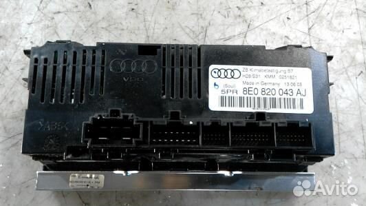 Блок управления печки и климат-контроля audi A4 B7