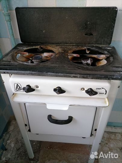 Газовая плита СССР двухконфорочная