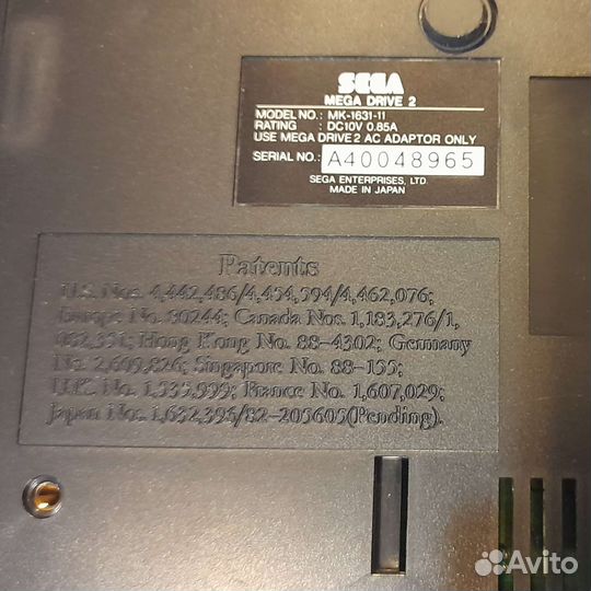 Sega mega drive 2 japan, 1994г. Оригинал