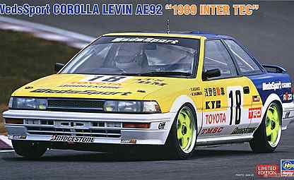 Hasegawa 20531 1/24 WedsSport Corolla Levin AE92 "