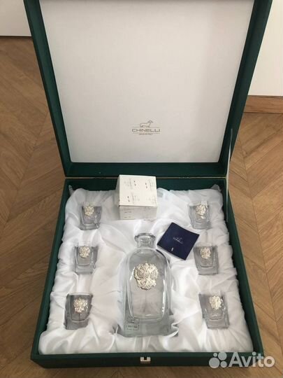 Chinelli набор для водки. Новый