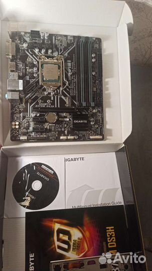 I7-8700k + мат. плата Gigabyte + кулер Gammaxx300