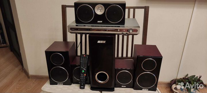 Акустика 5.1 + DVD-CD ресивер BBK DK 1840Si