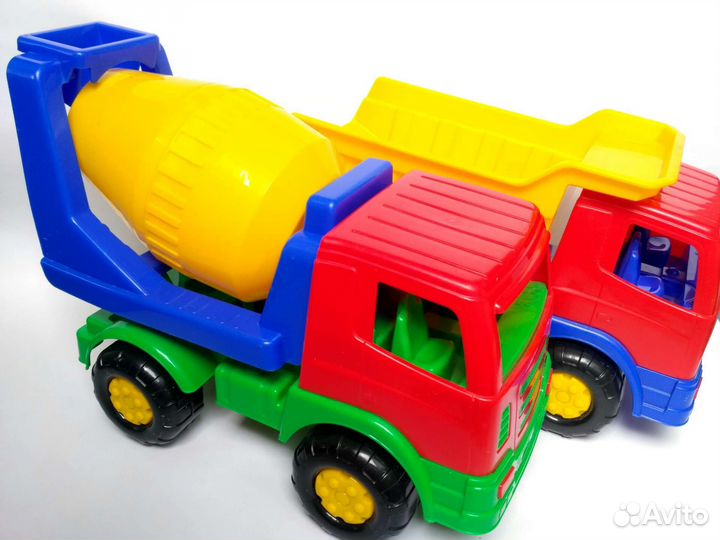 Бетоновоз машина и самосвал Полесье Мираж 29см