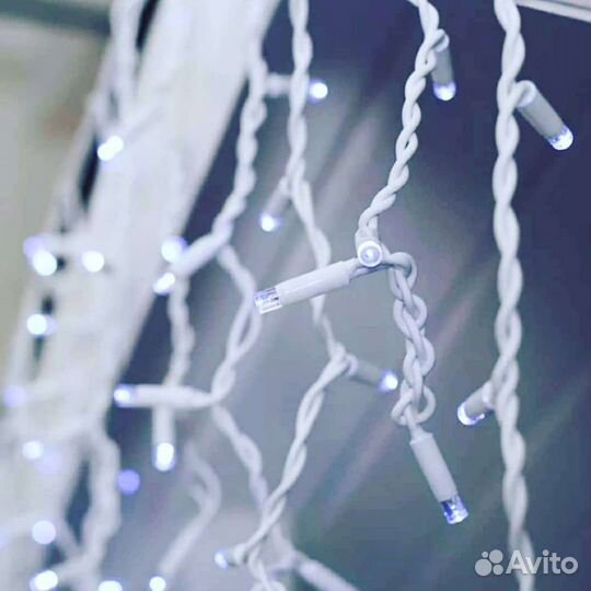 Гирлянда уличная бахрома