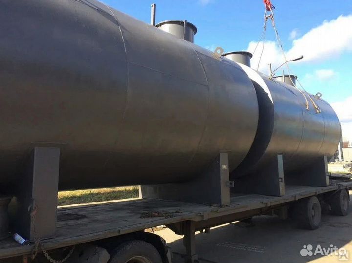 Цистерна горизонтальная 50м3. Емкость