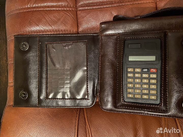 Борсетка кожаная Hugo Boss