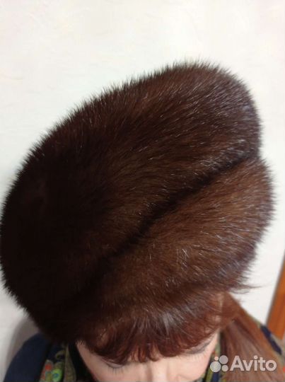 Берет женский норковый