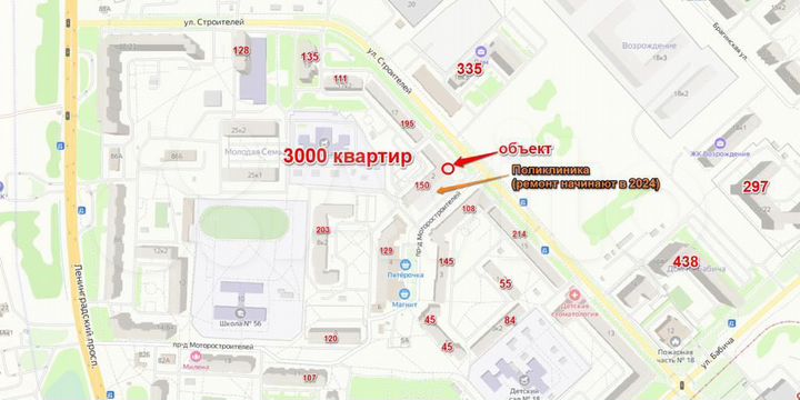 Свободного назначения, 14 м²