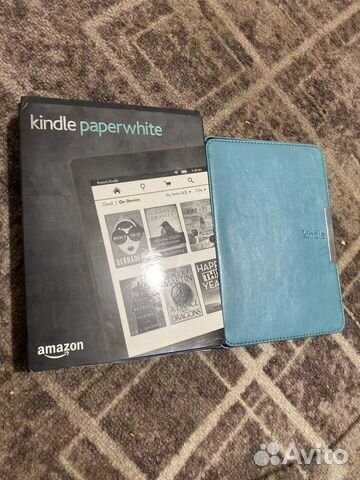 Kindle paperwhite 6 Wifi with cover + cable + box объявление продам