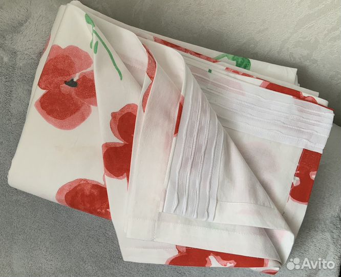 Шторы на кухню, хлопок 136х184