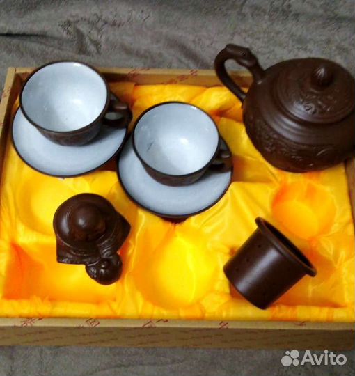 Новый глиняный набор для чайной церемонии
