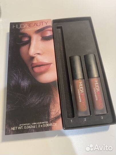 Помады huda beauty 2 шт