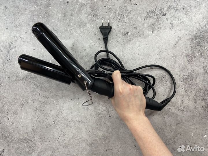 Тройные щипцы для волос