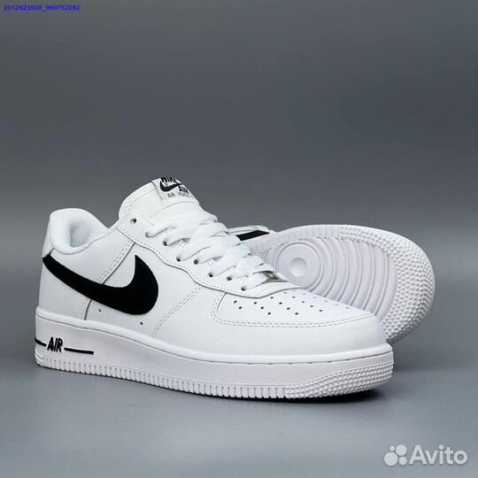 Nike Air Force 1 Black&White (Арт.52183)