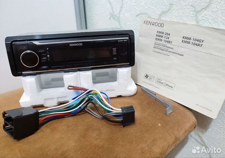 Магнитола Kenwood KMM 124