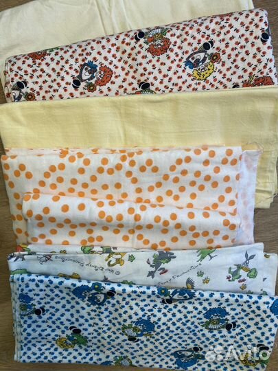 Отрезы ткани из СССР Байка пакетом