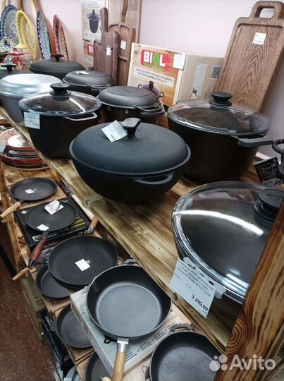 Кастрюля чугун 3л