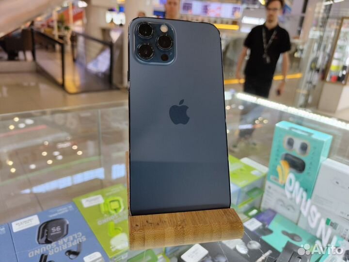 iPhone 12 Pro Max 256Gb акб 89 Blue imei:359173733