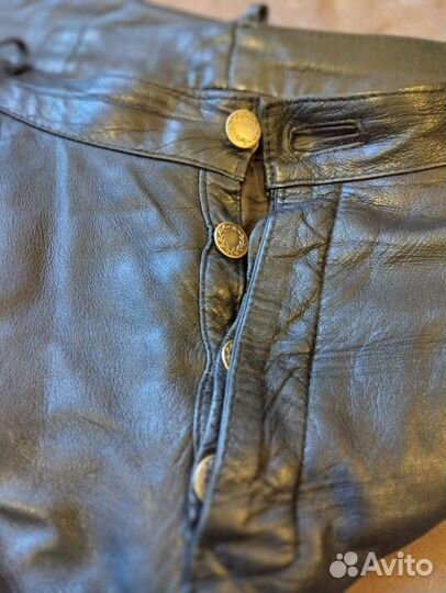 Кожаные Брюки/ штаны XXL