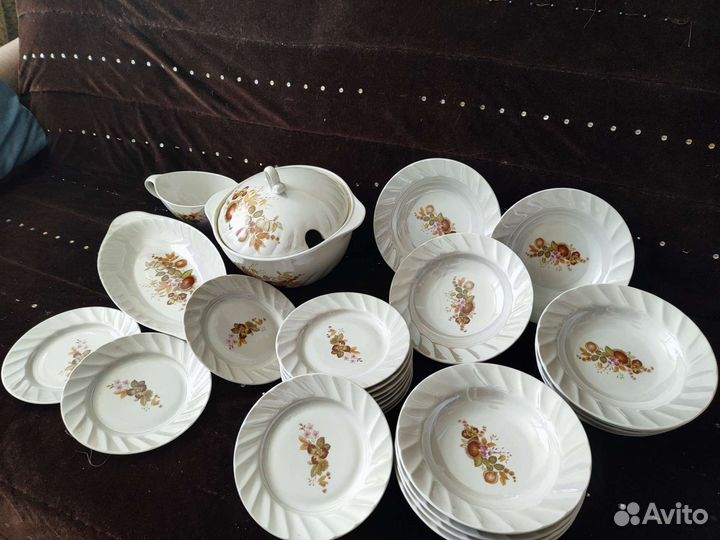 Столовый набор посуды Фарфор Сысерть