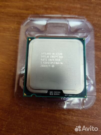 Процессор E7500 lga775