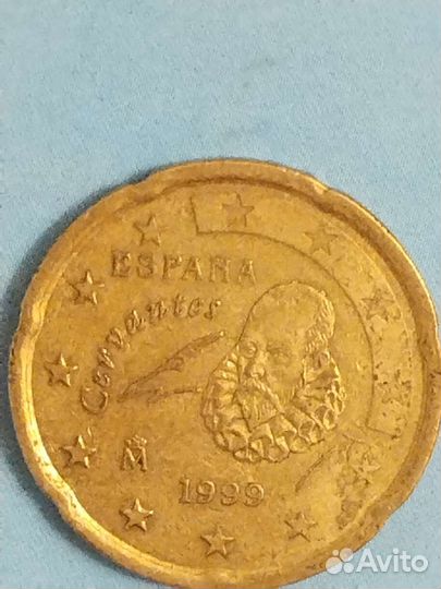 20 евроцентов 1999 года
