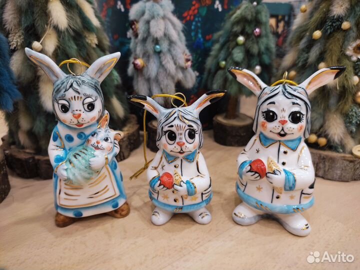Лефортовский фарфор ёлочные игрушки