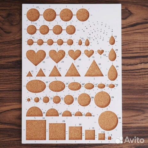 Линейка для квиллинга, шаблон, форма