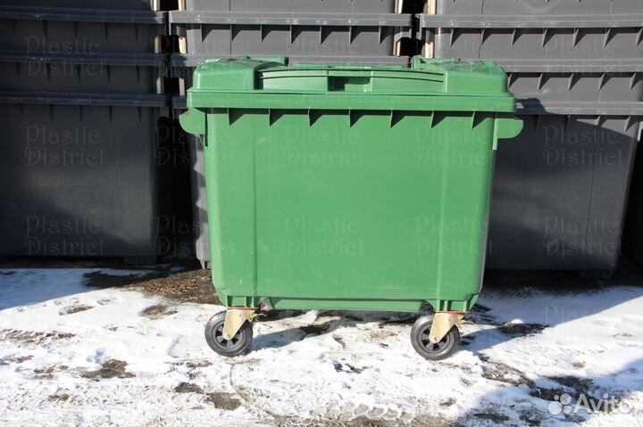 Евроконтейнер для мусора 660л Ч6560