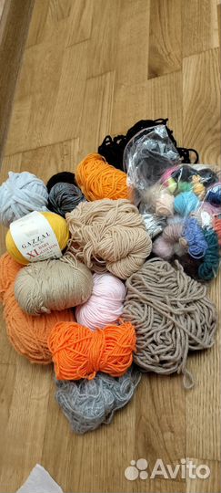 Пряжа нитки для вязания цена за все