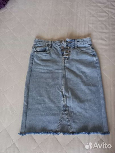 Юбка джинсовая