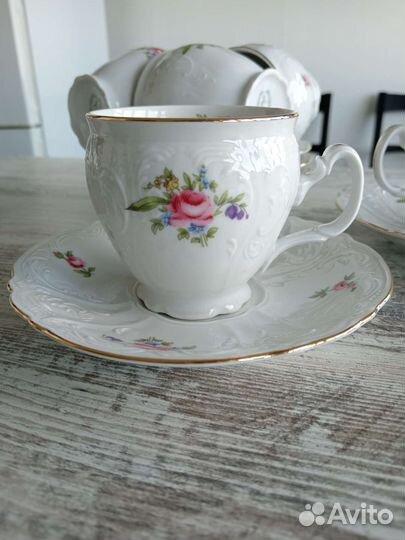 Сервиз чайный новый Bernadotte Чехия 16 предметов