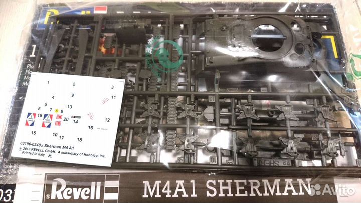 Техника модель танка Revell M4A1 Sherman 