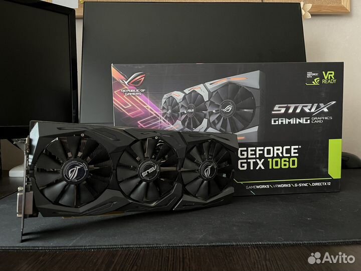 Видеокарта asus strix gtx 1060 6gb