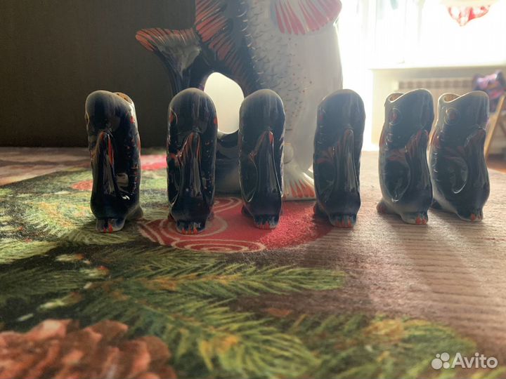 Набор ликерный Рыбка с рыбятами СССР