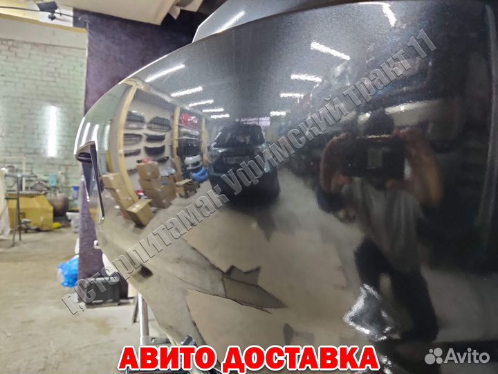 Бампер задний Kia Spectra черный жемчуг 2Z спектра