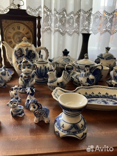 Посуда гжель