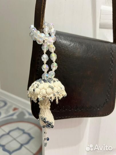 Обвес на сумку вязаный