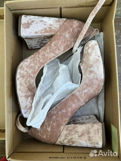 Бархатные туфли 38 ASOS