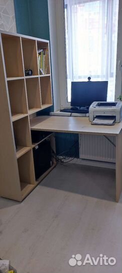 Стеллаж со столом