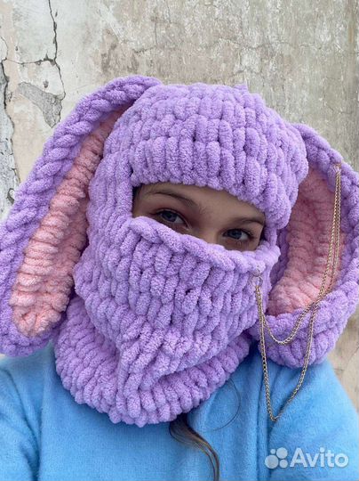 Вязанная Балаклава Шапка Панама