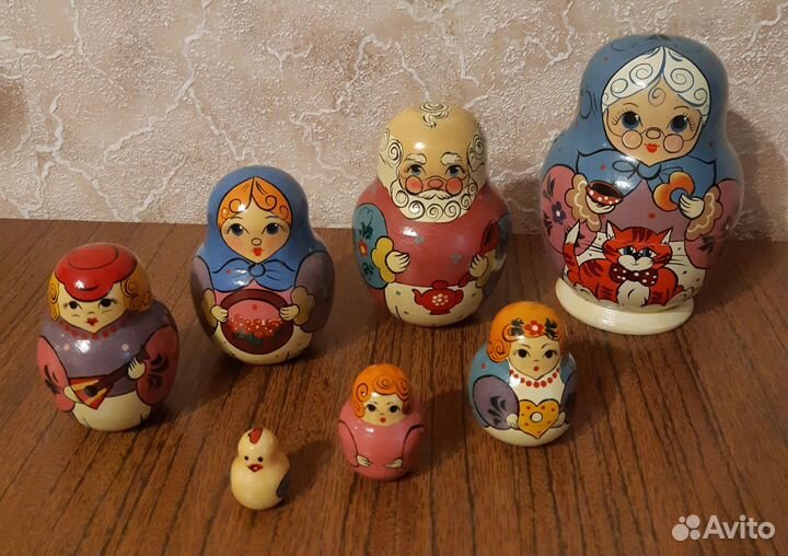 Матрёшка 7 персонажей